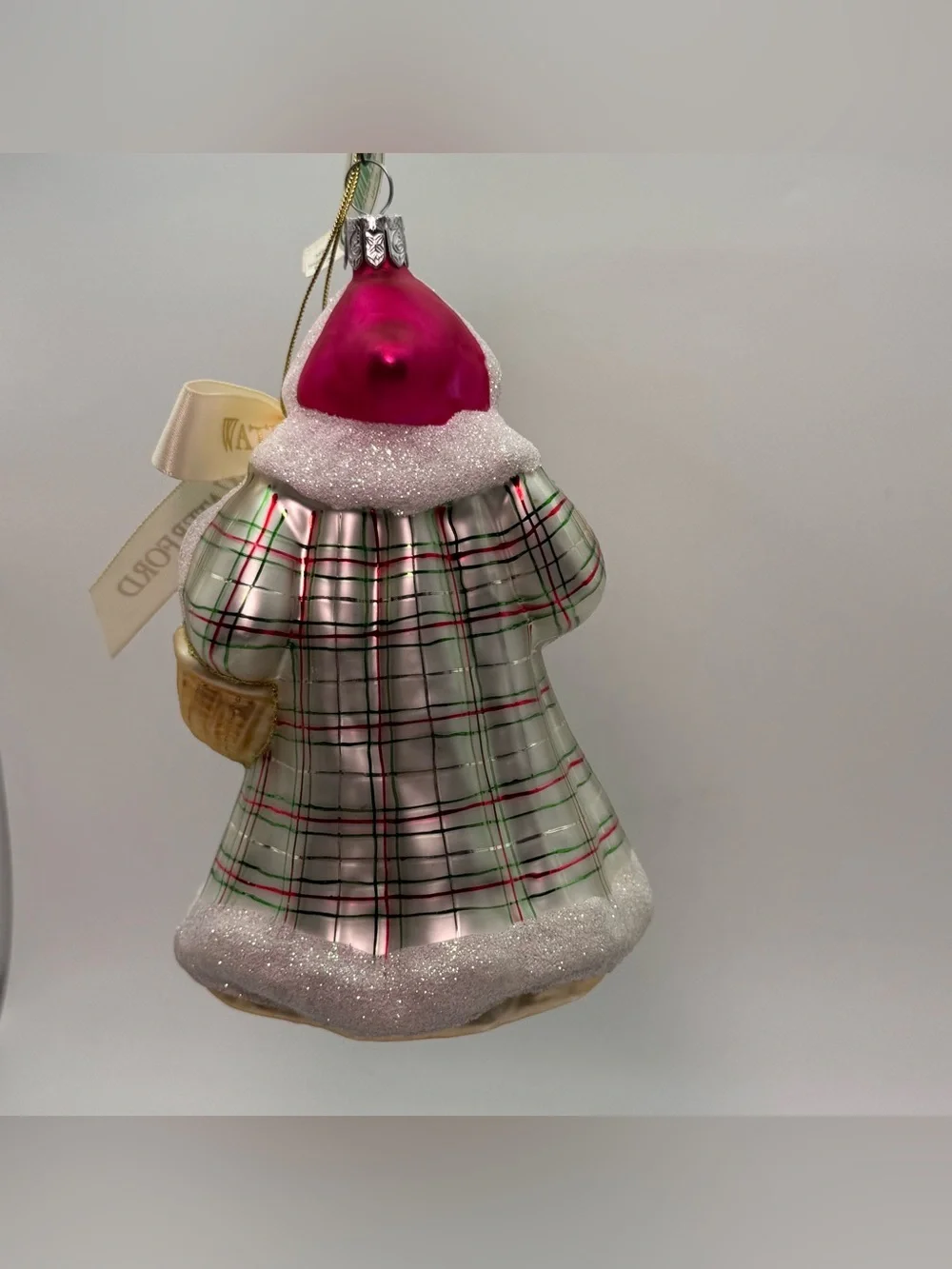Waterford Holiday Heirlooms Old World Santa Glass Ornament Handmade in Poland